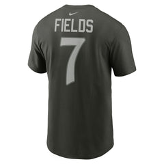 Nike Justin Fields New York Jets 2025 Rivalries Collection Player Name & Number T-Shirt Gotham Green