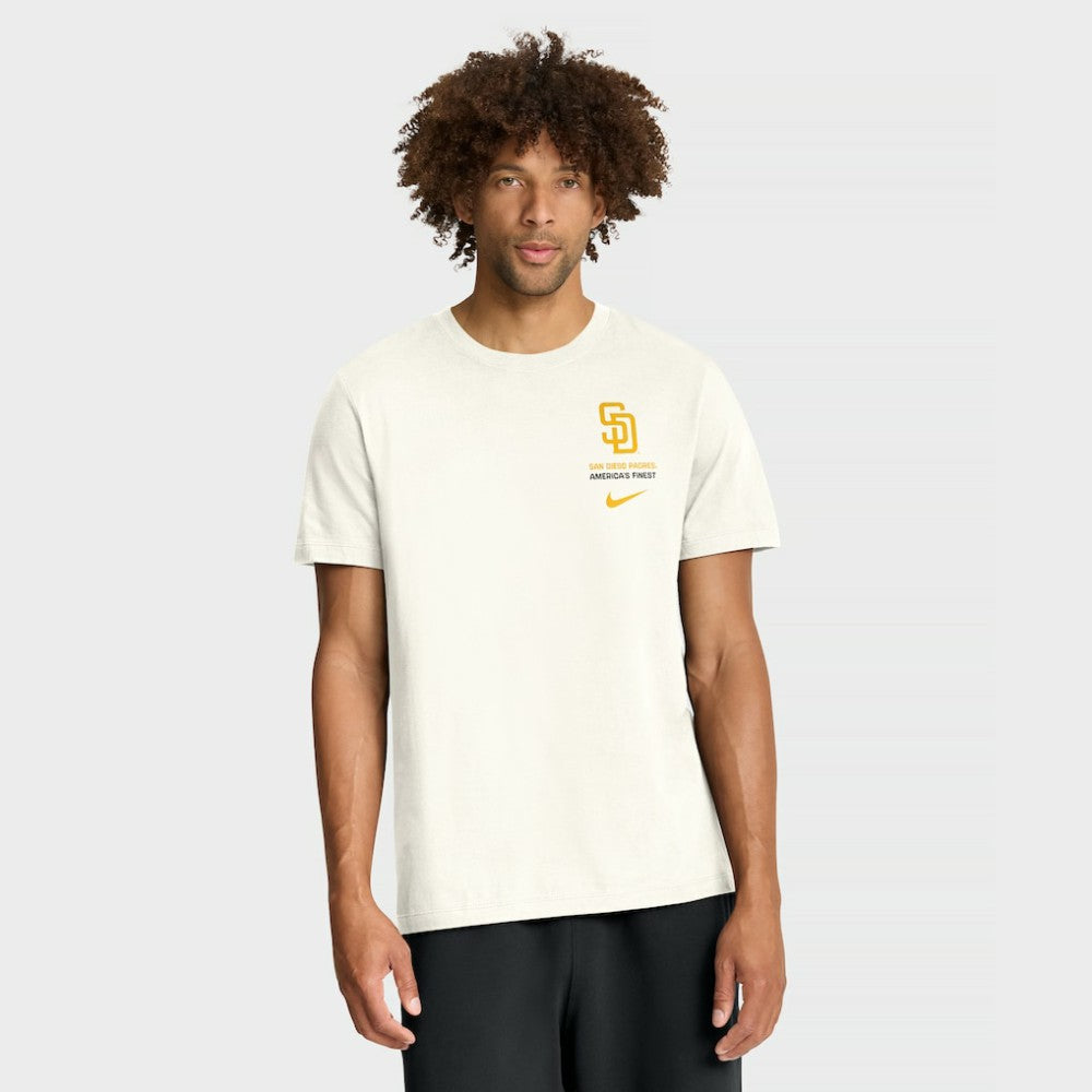 San Diego Padres Nike Primetime 2-Hit T-Shirt - Cream - Nike Discount