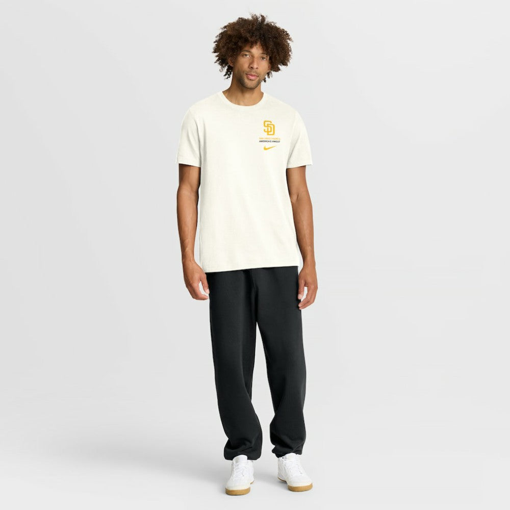 San Diego Padres Nike Primetime 2-Hit T-Shirt - Cream - Nike Discount