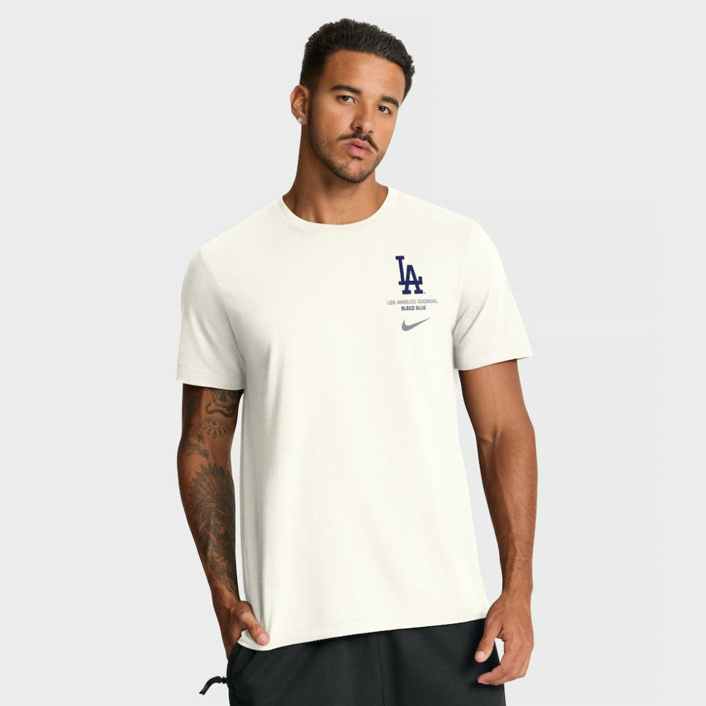 Los Angeles Dodgers Nike Primetime 2-Hit T-Shirt - Cream - Nike on Sale