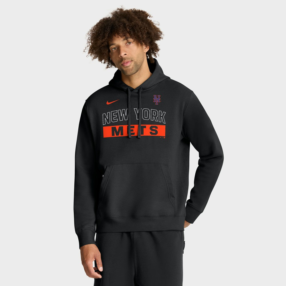 New York Mets Nike Primetime Club Hoodie - Black - Nike on Sale