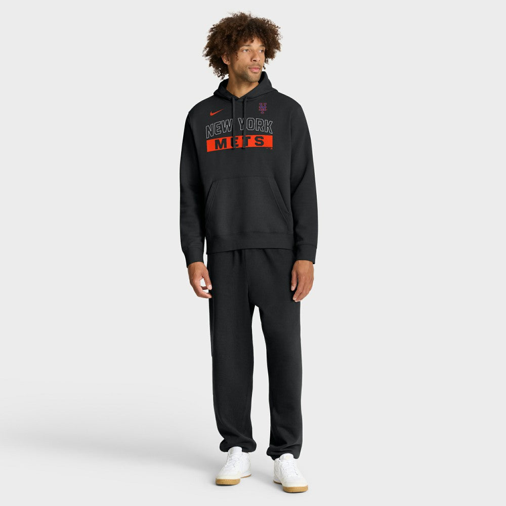 New York Mets Nike Primetime Club Hoodie - Black - Nike on Sale