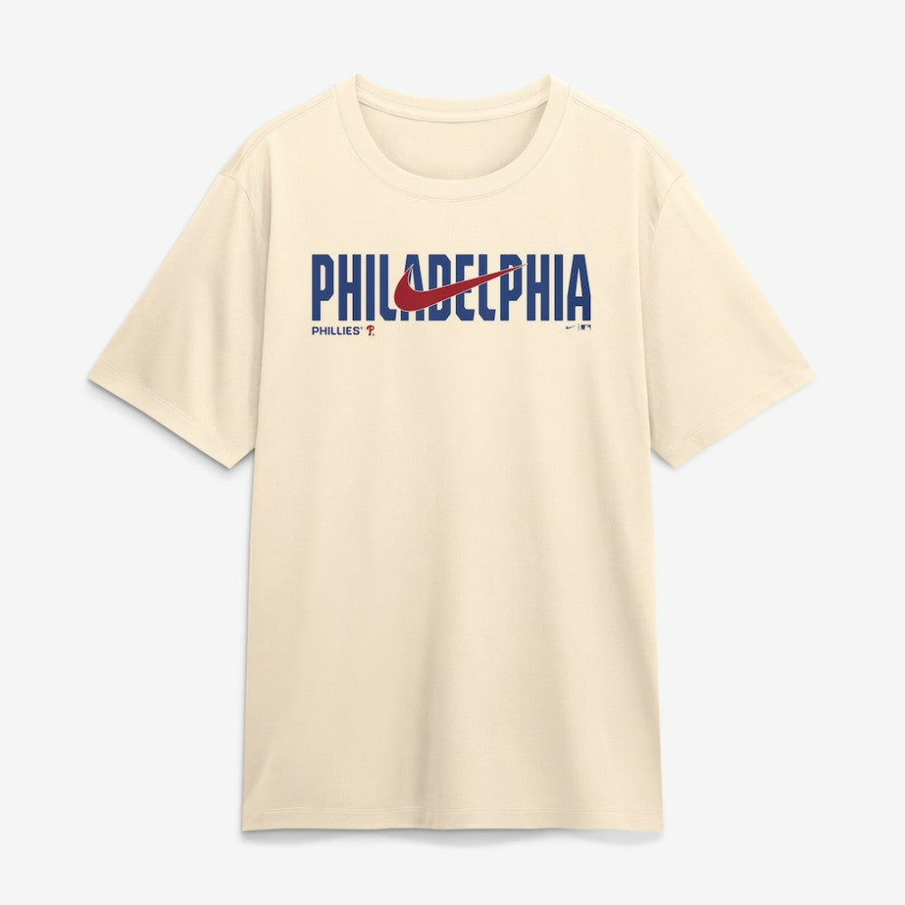 Philadelphia Phillies Nike Swoosh Legend Dri-FIT T-Shirt - Cream - Nike on Sale