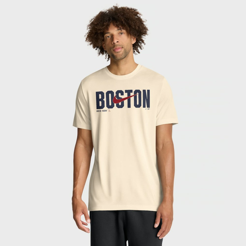 Boston Red Sox Nike Swoosh Legend Dri-FIT T-Shirt - Cream - Nike Online