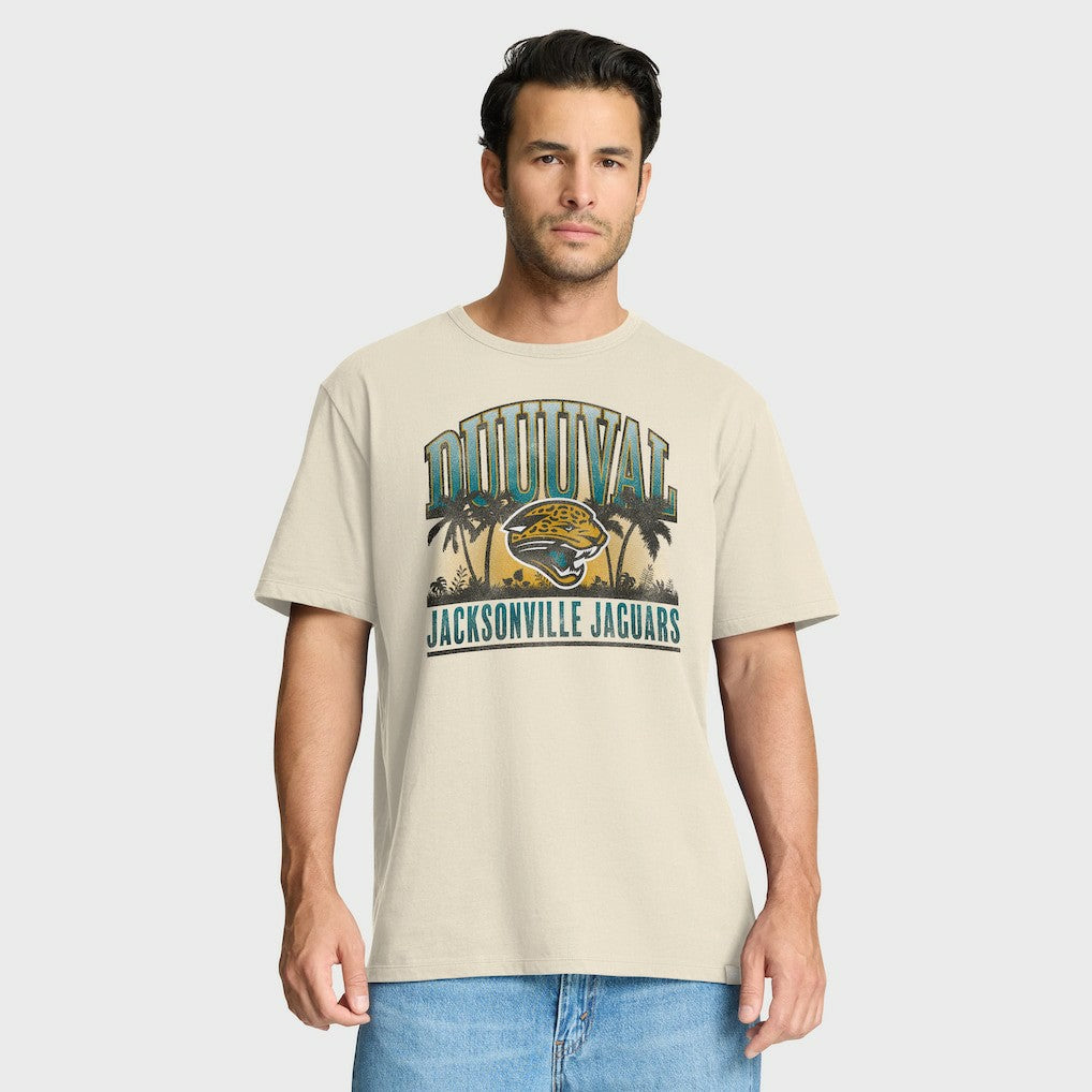 Fanatics Jacksonville Jaguars Team Archives T-Shirt Cream