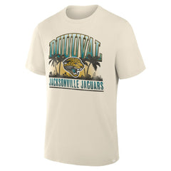 Fanatics Jacksonville Jaguars Team Archives T-Shirt Cream