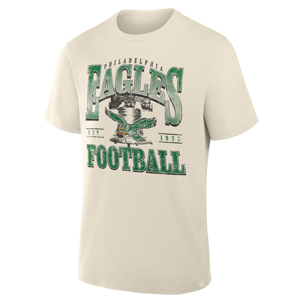 Fanatics Philadelphia Eagles Team Archives T-Shirt Cream
