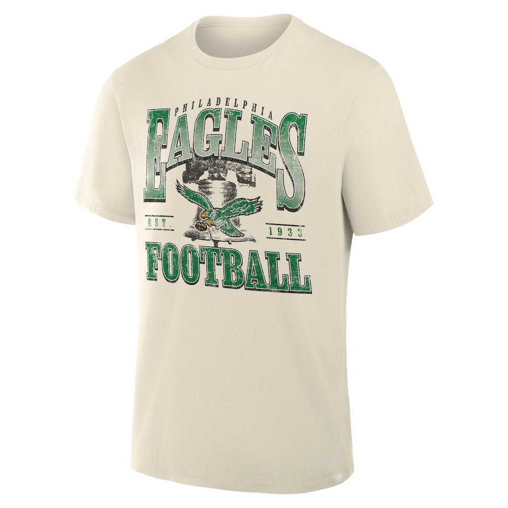 Fanatics Philadelphia Eagles Team Archives T-Shirt Cream