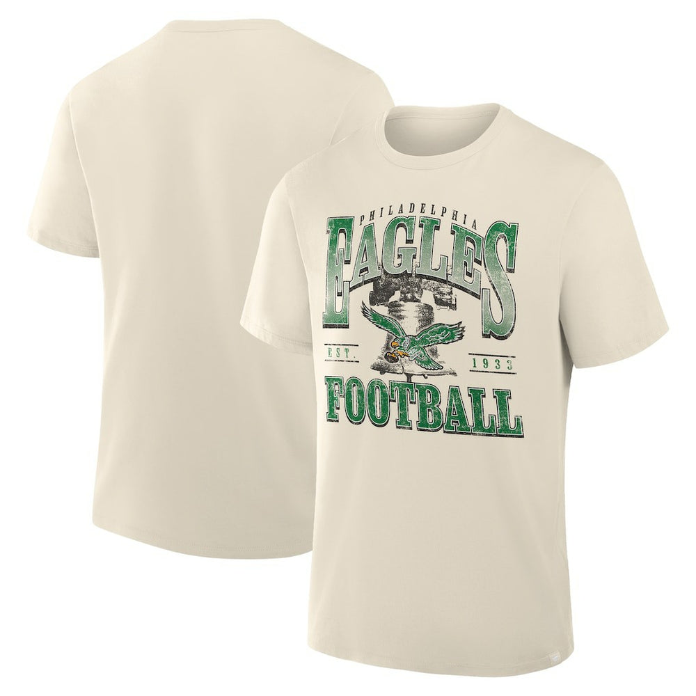 Fanatics Philadelphia Eagles Team Archives T-Shirt Cream