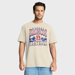 Fanatics Denver Broncos Team Archives T-Shirt Cream