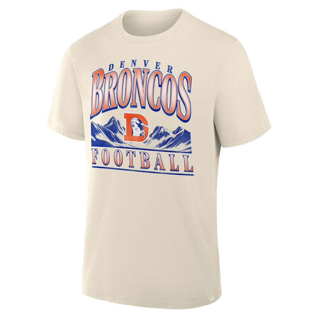 Fanatics Denver Broncos Team Archives T-Shirt Cream