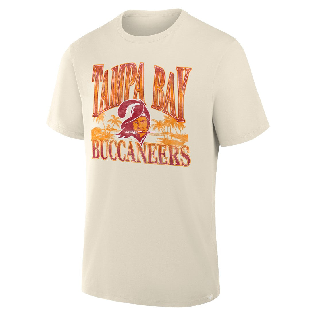 Fanatics Tampa Bay Buccaneers Team Archives T-Shirt Cream