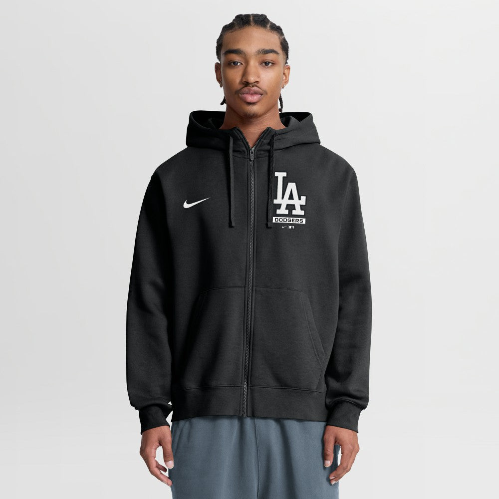 Los Angeles Dodgers Nike Primetime Lockup Full-Zip Hoodie - Black - Nike Sale