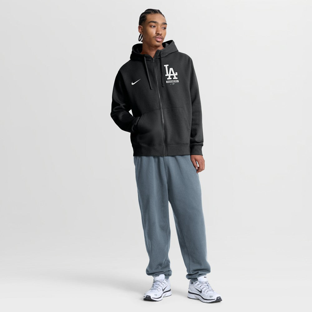 Los Angeles Dodgers Nike Primetime Lockup Full-Zip Hoodie - Black - Nike Sale