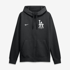 Los Angeles Dodgers Nike Primetime Lockup Full-Zip Hoodie - Black - Nike Sale