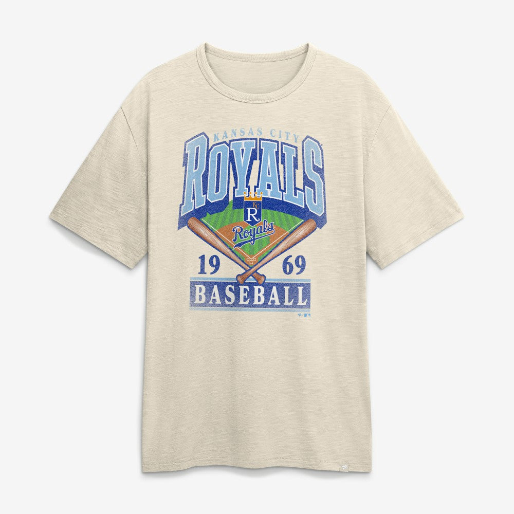 Kansas City Royals Fanatics Stadium Slub T-Shirt - Tan - Fanatics on Sale