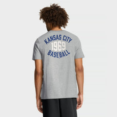 Kansas City Royals Nike Cooperstown 2-Hit T-Shirt - Heather Gray - Nike Sale