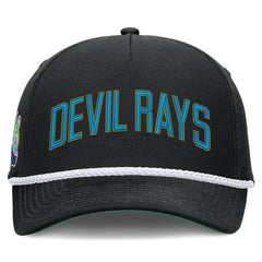 Tampa Bay Rays Nike Cooperstown Collection Rise Adjustable Hat - Black - Nike Lifestyle