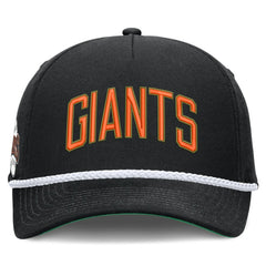 San Francisco Giants Nike Cooperstown Collection Rise Adjustable Hat - Black - Nike Lifestyle
