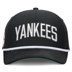 New York Yankees Nike Cooperstown Collection Rise Adjustable Hat - Black - Nike on Sale