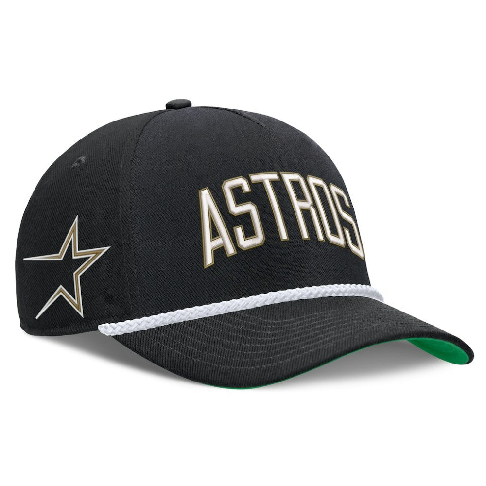 Houston Astros Nike Cooperstown Collection Rise Adjustable Hat - Black - Nike Sale