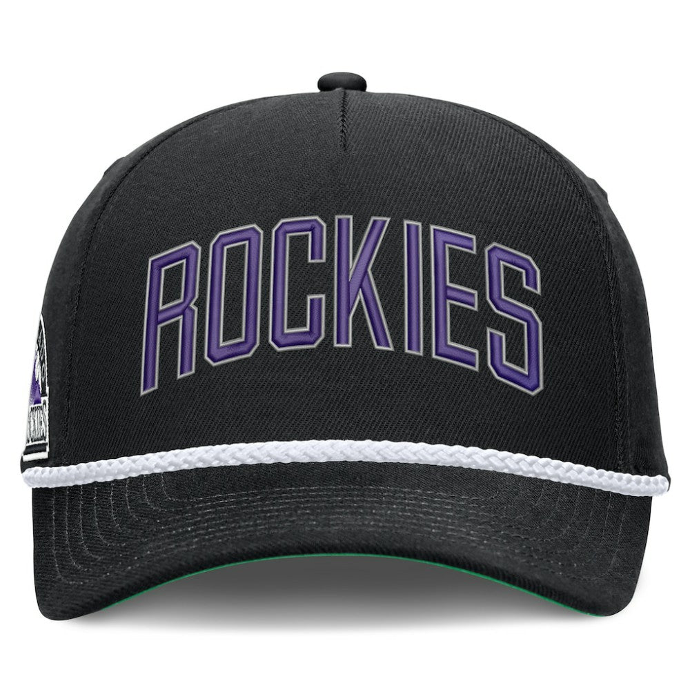 Colorado Rockies Nike Cooperstown Collection Rise Adjustable Hat - Black - Nike Online