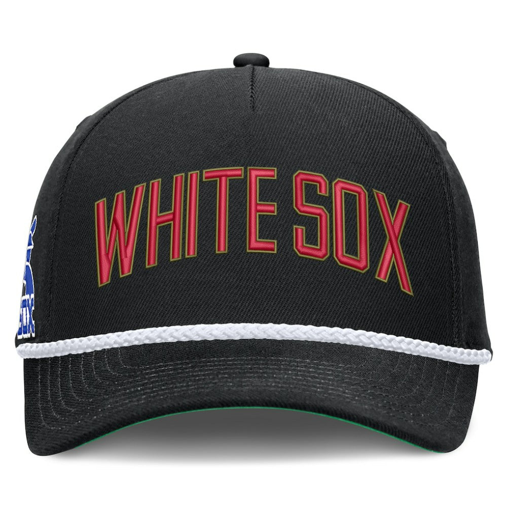 Chicago White Sox Nike Cooperstown Collection Rise Adjustable Hat - Black - Nike Discount