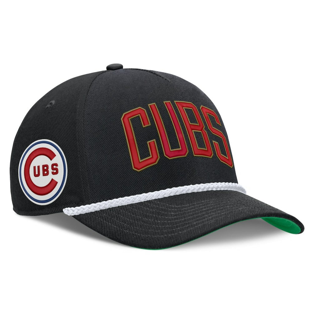 Chicago Cubs Nike Cooperstown Collection Rise Adjustable Hat - Black - Nike Sale