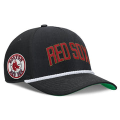 Boston Red Sox Nike Cooperstown Collection Rise Adjustable Hat - Black - Nike Online
