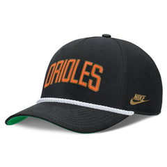 Baltimore Orioles Nike Cooperstown Collection Rise Adjustable Hat - Black - Nike on Sale