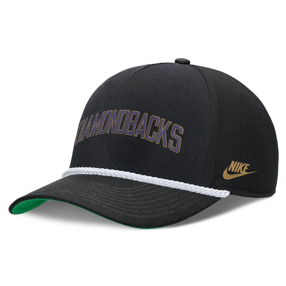 Arizona Diamondbacks Nike Cooperstown Collection Rise Adjustable Hat - Black - Nike on Sale