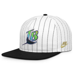 Tampa Bay Rays Nike Cooperstown Collection Pro Adjustable Hat - White/Black - Nike Discount