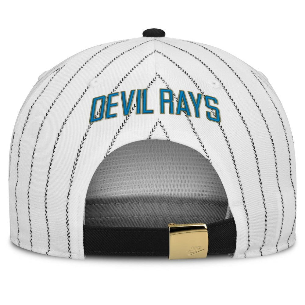 Tampa Bay Rays Nike Cooperstown Collection Pro Adjustable Hat - White/Black - Nike Discount