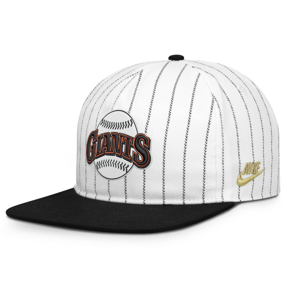 San Francisco Giants Nike Cooperstown Collection Pro Adjustable Hat - White/Black - Nike Discount
