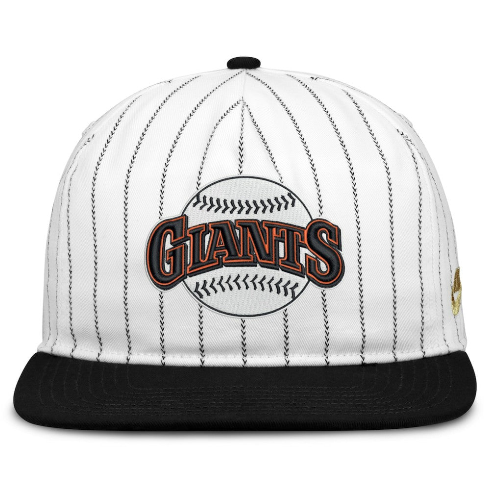 San Francisco Giants Nike Cooperstown Collection Pro Adjustable Hat - White/Black - Nike Discount