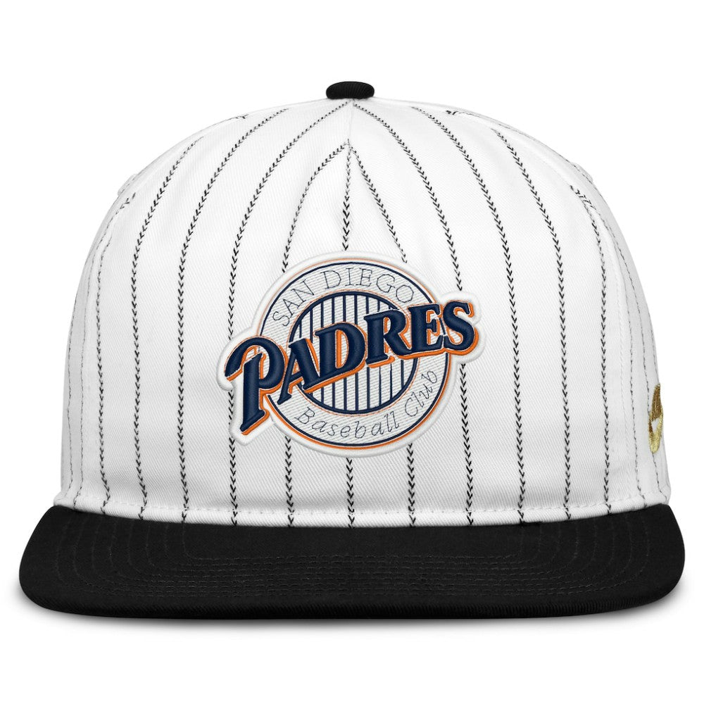 San Diego Padres Nike Cooperstown Collection Pro Adjustable Hat - White/Black - Nike Online