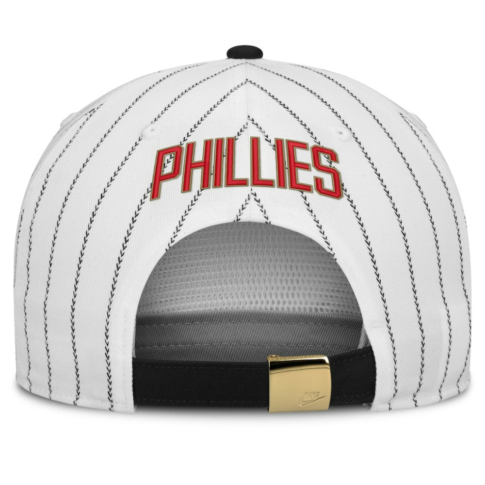 Philadelphia Phillies Nike Cooperstown Collection Pro Adjustable Hat - White/Black - Nike Online