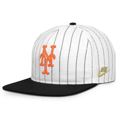 New York Mets Nike Cooperstown Collection Pro Adjustable Hat - White/Black - Nike Discount