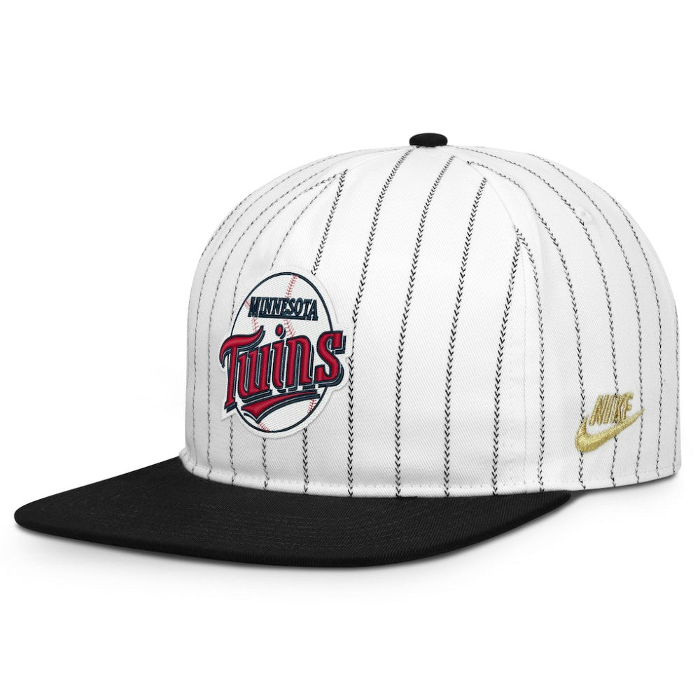 Minnesota Twins Nike Cooperstown Collection Pro Adjustable Hat - White/Black - Nike Discount