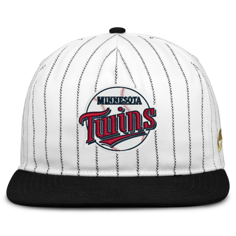 Minnesota Twins Nike Cooperstown Collection Pro Adjustable Hat - White/Black - Nike Discount