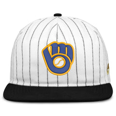 Milwaukee Brewers Nike Cooperstown Collection Pro Adjustable Hat - White/Black - Nike Sale