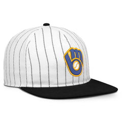 Milwaukee Brewers Nike Cooperstown Collection Pro Adjustable Hat - White/Black - Nike Sale