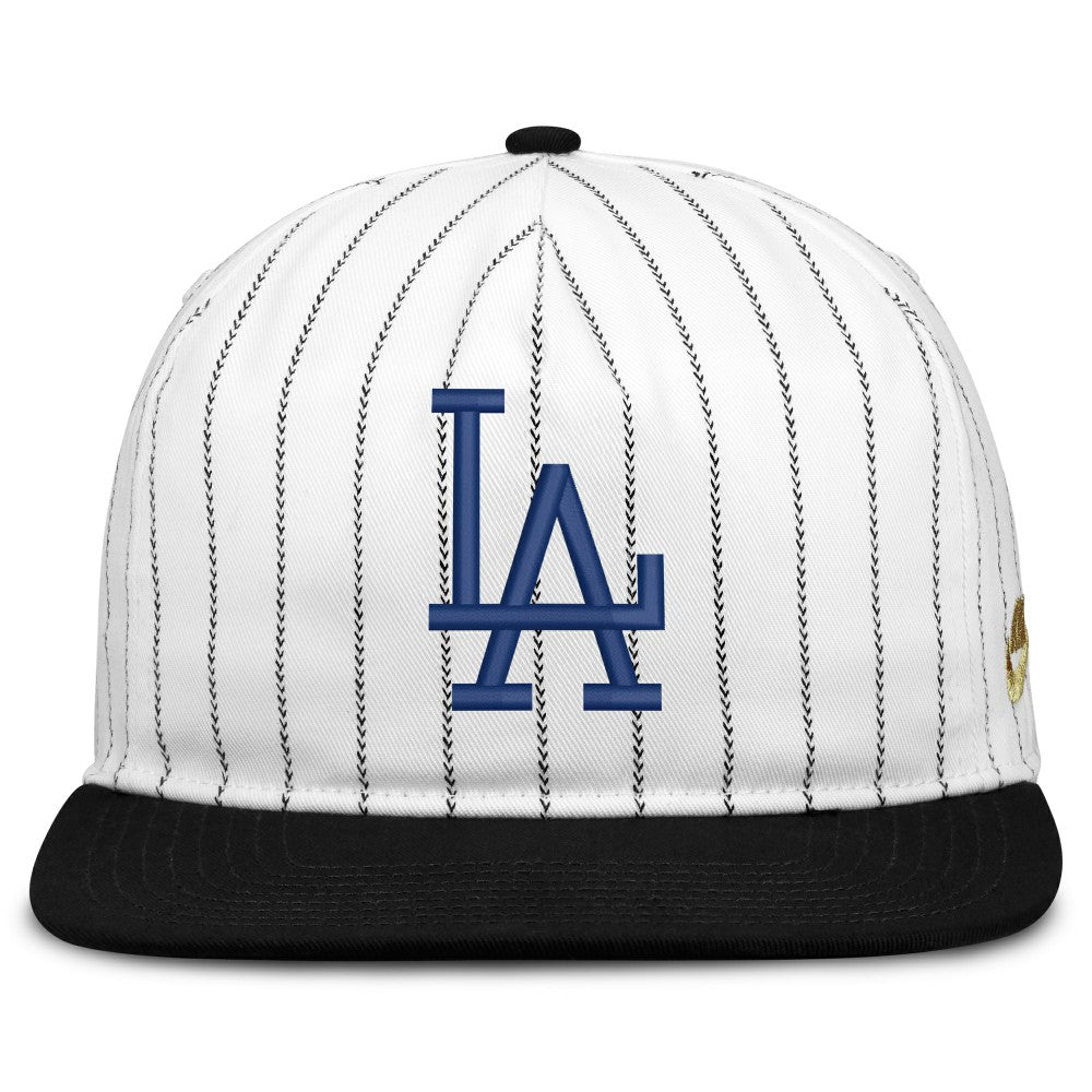 Los Angeles Dodgers Nike Cooperstown Collection Pro Adjustable Hat - White/Black - Nike Sale