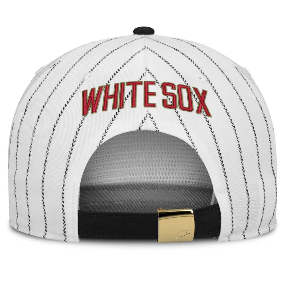 Chicago White Sox Nike Cooperstown Collection Pro Adjustable Hat - White/Black - Nike Online
