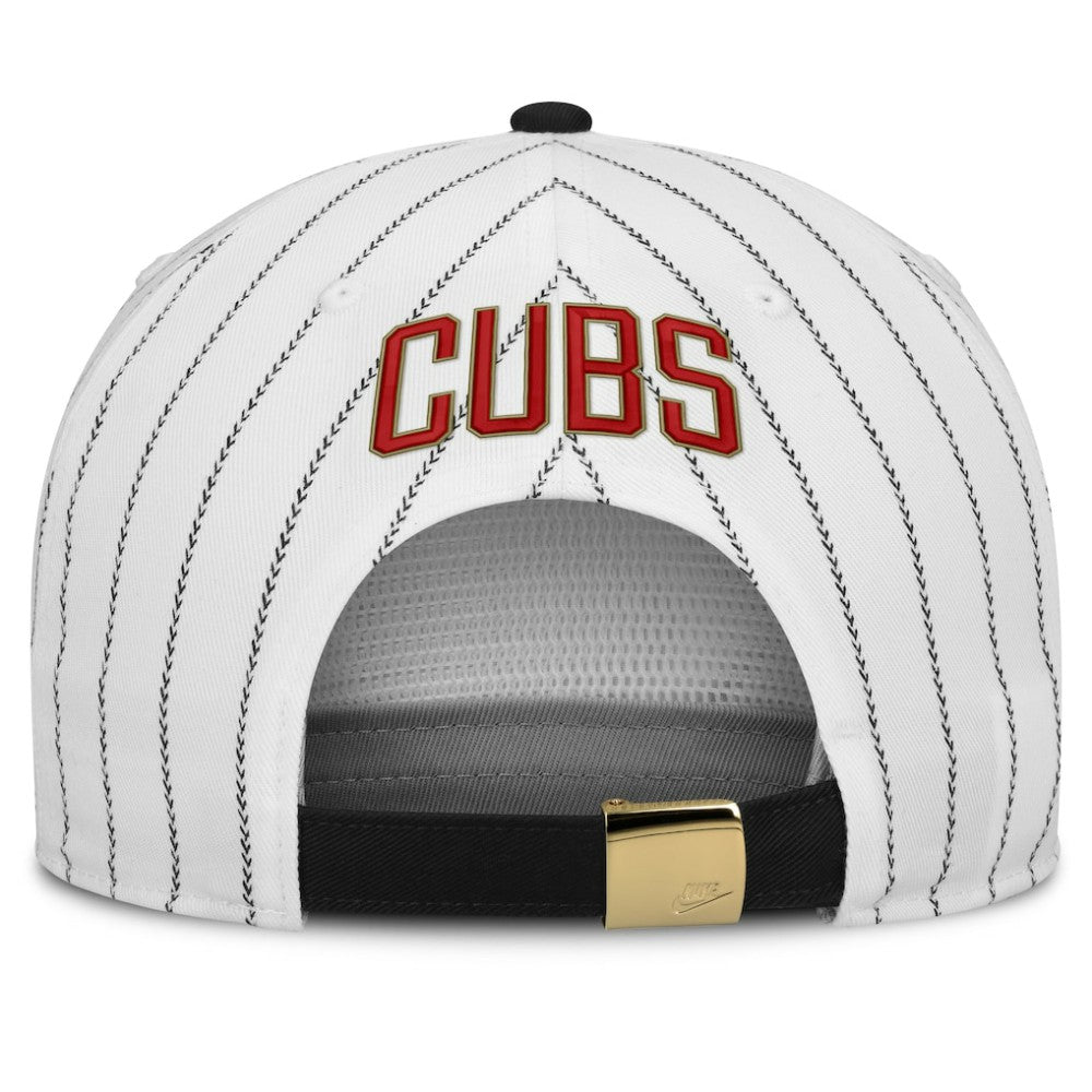 Chicago Cubs Nike Cooperstown Collection Pro Adjustable Hat - White/Black - Nike Online