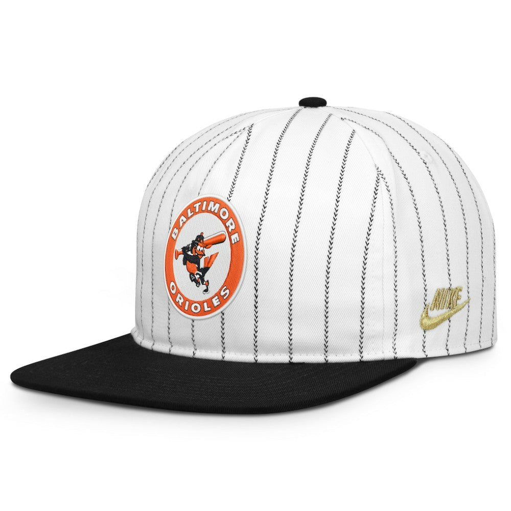 Baltimore Orioles Nike Cooperstown Collection Pro Adjustable Hat - White/Black - Nike Discount
