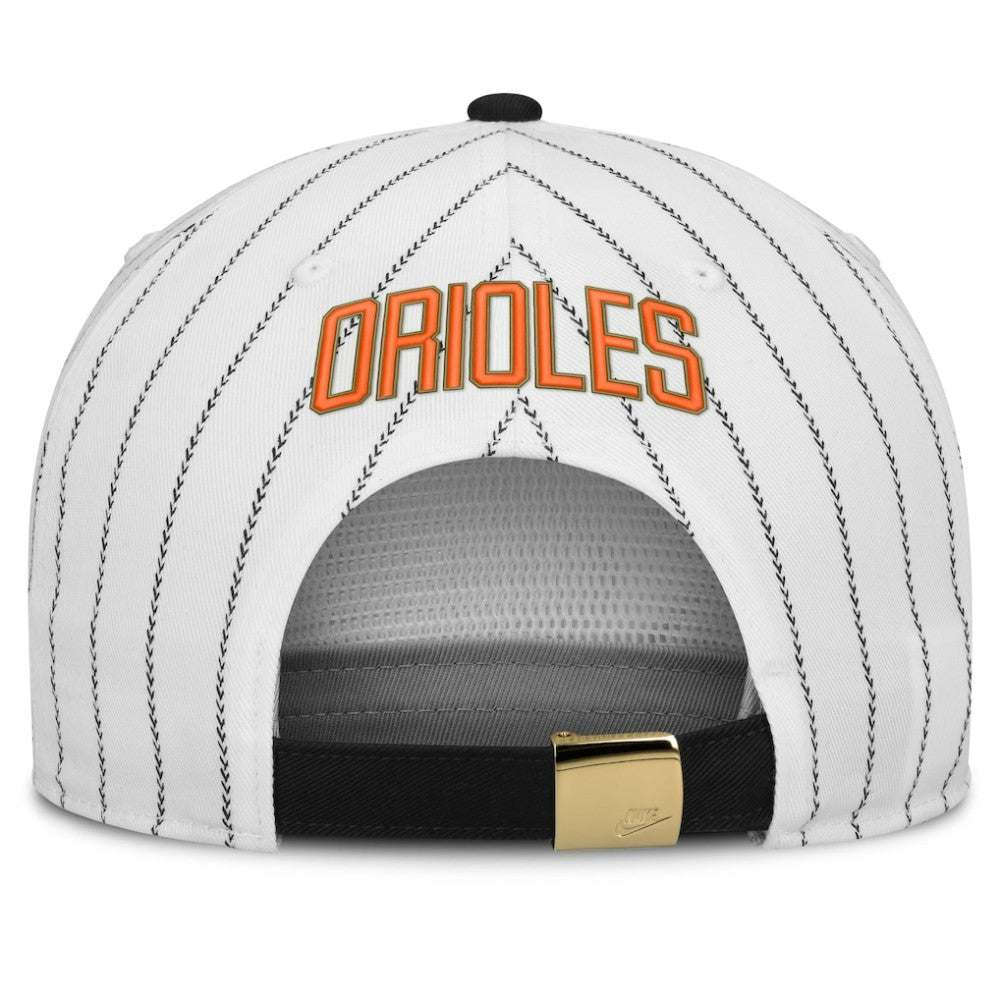 Baltimore Orioles Nike Cooperstown Collection Pro Adjustable Hat - White/Black - Nike Discount