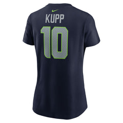 Nike Cooper Kupp Seattle Seahawks Women's Player Name & Number T-Shirt College Navy