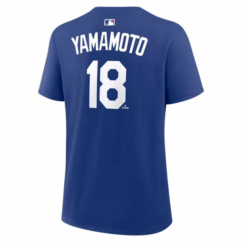 Yoshinobu Yamamoto Los Angeles Dodgers Nike Women's Alternate Name & Number T-Shirt - Royal - Nike on Sale