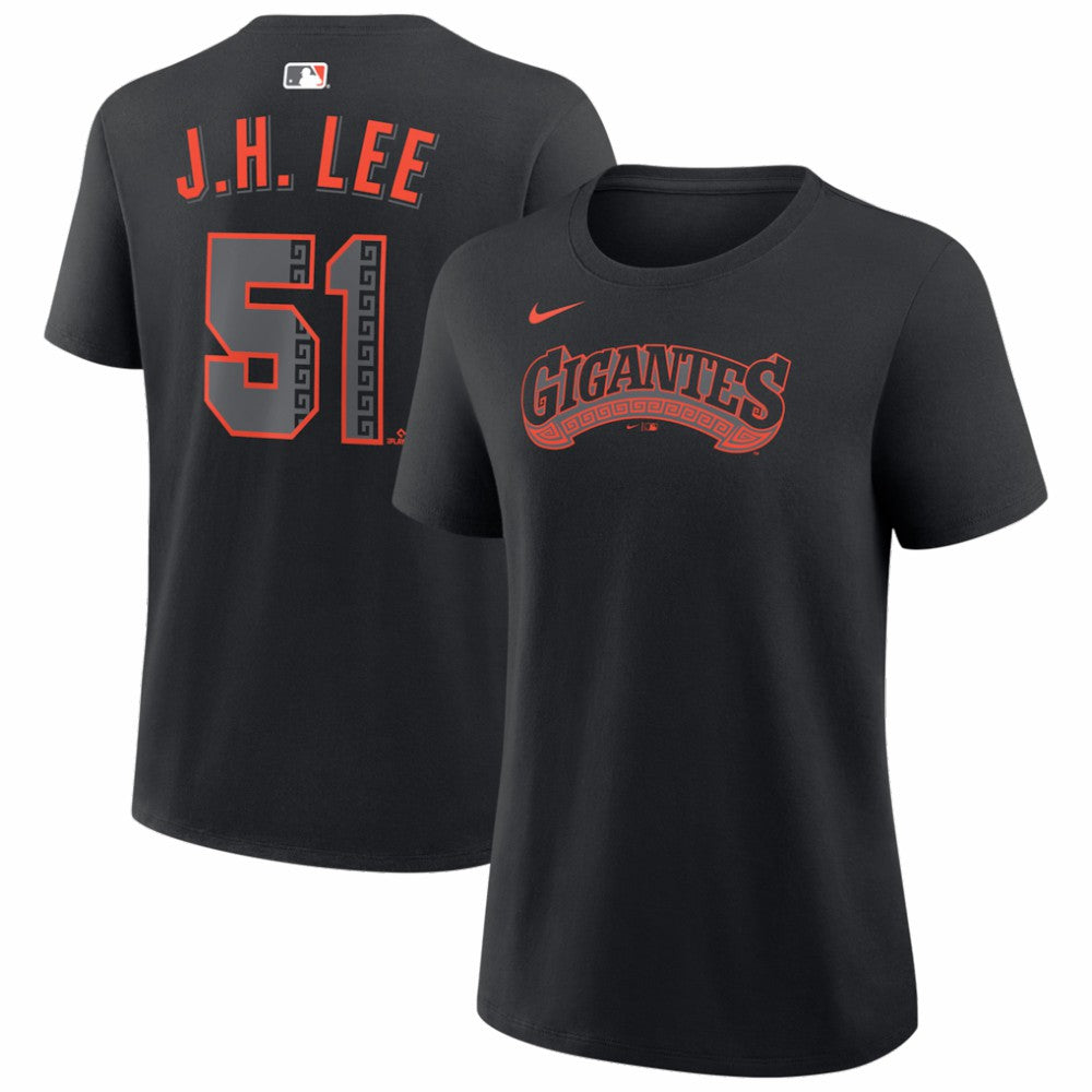 Jung Hoo Lee San Francisco Giants Nike Women's Alternate Name & Number T-Shirt - Black - Nike Lifestyle